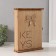 Keywood tree "Keys with a heart and bow" 3x19x25.6 cm