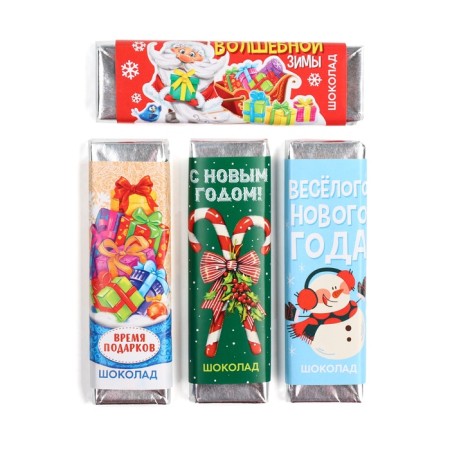 Cocoa cocoa confectionery tiles "Magic Winter", 25 g-6
