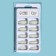 Tips for nail extension, 100 pcs, oval shape, full coating, container, milk color