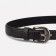 Children's belt, width - 2cm, screw, buckle for metal, black color