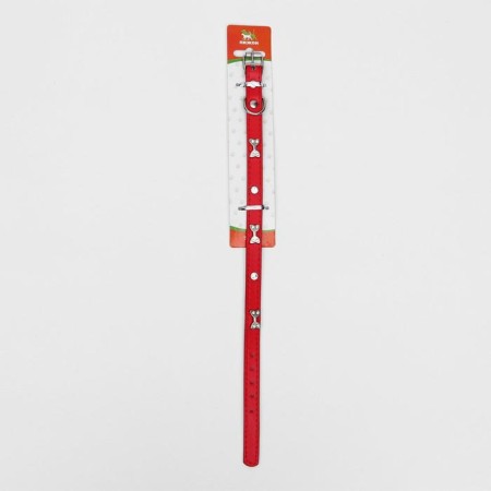 The collar "Bows and Rhinets", 38 x 1.5 cm, Osh 27-33, Red-5