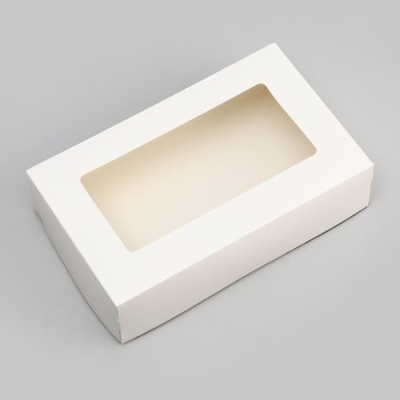 Packaging for products with a window, white, 23 x 14 x 6 cm, 1.9 liters-2