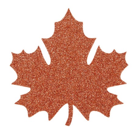 Set of leaves "maple" brilliant large, 5 pcs., Mix color-7