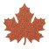 Set of leaves "maple" brilliant large, 5 pcs., Mix color