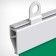 Loop for hanging the plastic profile Clickker Hook, white color