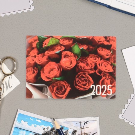 Pocket calendar "Flowers" 2025, 7 x 10 cm-4