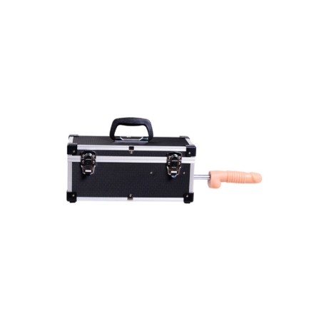 Sex Machine suitcase Diva Tool Box, 2 interchangeable nozzles, black color, 41 cm-2