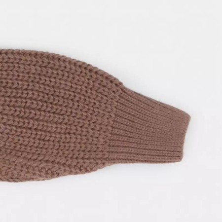 Knit Knitted Knitwear Combines, height 68 cm, brown color-7