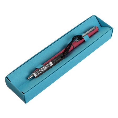 Balloon -bearing handle, 0.7 mm, Bruno VisConti Palermo, blue rod, coral metal case, in case-3