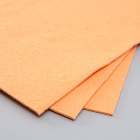 A set of soft felt "Astra" (3 pcs) beige, 3 mm, 400 gr. 20x30 cm-2
