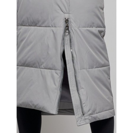 Coat insulated winter female, size 44, color gray color-10