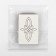 Magnetic needle "Ornament No. 3", 8 × 5.5 cm, beige color