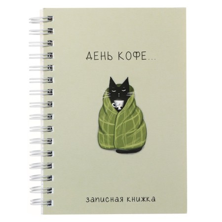 Note book A6, 120 sheets in the cage on the crest "Paise", covered cardboard, mix-3