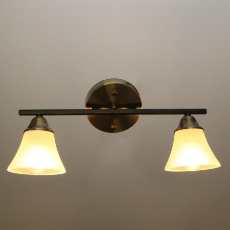 Economic Service John 2x60W E27, black 41x19x15 cm-2