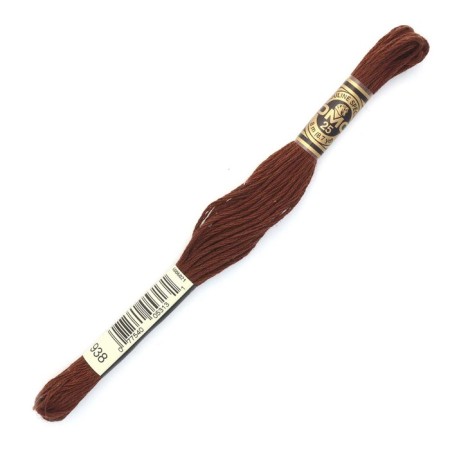 The threads of the DMC 117 (938), 12 pcs. packaged