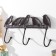 Decorative metal hooks "Birds" 26x5x13 cm
