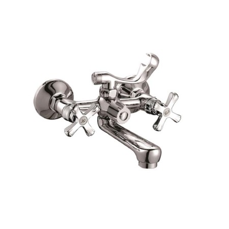 Bath mixer Rush Bianki Bi7650-44, two-wound, short spout, chrome