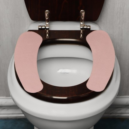 Layers on the toilet seat, self -adhesive, pink, 2 pcs.-5