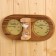 Sanding clock with thermometer gigrometer, 15 minutes, 29x14x8.3 cm V-T080-2