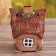 Aroma lace house "Tuzik", 9 cm, handmade, mix