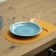 PLAISMAT "Elip", size 45x30 cm, color orange color