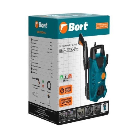 High pressure washing Bort BHR-1700-Pro, 1600 watts, 120 bar, 420 l/h-7