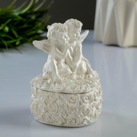 Broke box "Angel" mother -of -pearl, 9cm