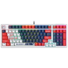 Keyboard A4Tech Bloody S98 Sports Navy Blms Plus Mechanical Blue/White USB For Gamer L 107042