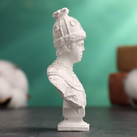 Bust "Tsar Fedor Alekseevich" Bely, 4.5x2.5x7.5cm-3
