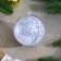 Christmas tree decoration for coloring "Snowman" Size: 8 cm; 2 pcs., Brush
