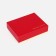 Women's wallet on the button, red color