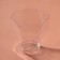 The form of plastic disposable for the buffet "forget -me -not", 160 ml, transparent, 15 pcs/unns.