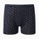Panties men's boxers, black color/geometry, size 50