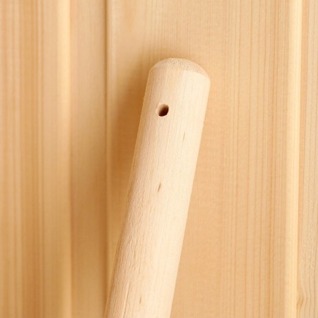 Bath Bath "Horn" made of stainless steel, with a wooden handle-3