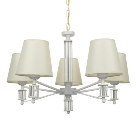 Chandelier 1091/5wt 40W E27 white 60x60x38-78 cm Bayerlux-1