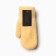 Women's mittens for claim Minaku smooth 22 cm mustard