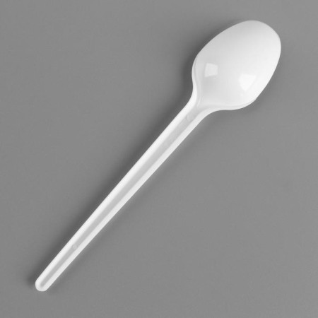 Spoon disposable tea "white"-1