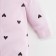 Combineson crumb I am “hearts”, pink color, height 62-68 cm