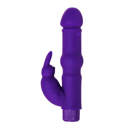 Unrealistic vibrator Toyfa A-Toys, silicone, purple color, 18 cm-7