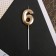 Candle for the cake, number "6", champagne.