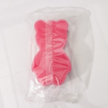 Body sponge children's "Bear", 14.5 × 9 cm, color mix-4