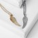 Kulons "Demetrons" Wing, the color of silver-gold, 45 cm