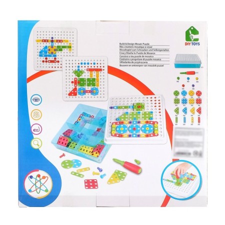 Constructor "Bolt Mosaic: Transport", with a screwdriver and base, 96 parts-8