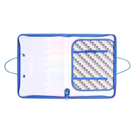 A4 labor folder with handles, 325 x 230 x 25 mm, zipper around, folding bar, plastic, PTR-6 calligrata "pencils"-5