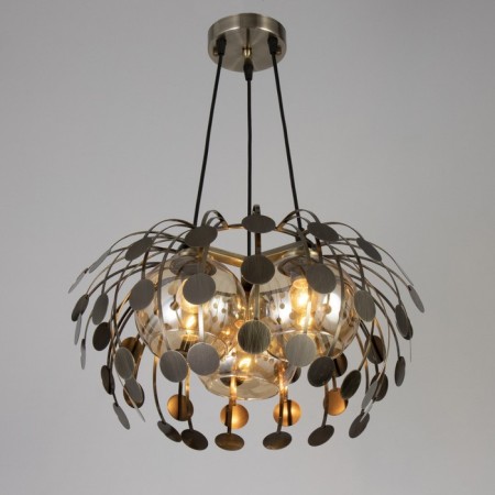 Lamp Bayerlux "Dixie" 3he27 40W brass 45x45x22-122cm-1