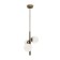 Suspension lamp Freya Fr5199PL-03BS Zing, 300x300x918 mm, E27, 3x60W, brass color
