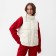 Women's vest with collar Mist, p. 44, milk