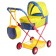 Stroller Puppet No. 4, blue-yellow color