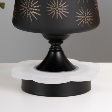 Aroma lamp with backlight "Circles" E27 40W +RGB black 12.5x12.5x23 cm Risalux-6