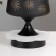 Aroma lamp with backlight "Circles" E27 40W +RGB black 12.5x12.5x23 cm Risalux